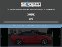 Tablet Screenshot of fastspecialties.com